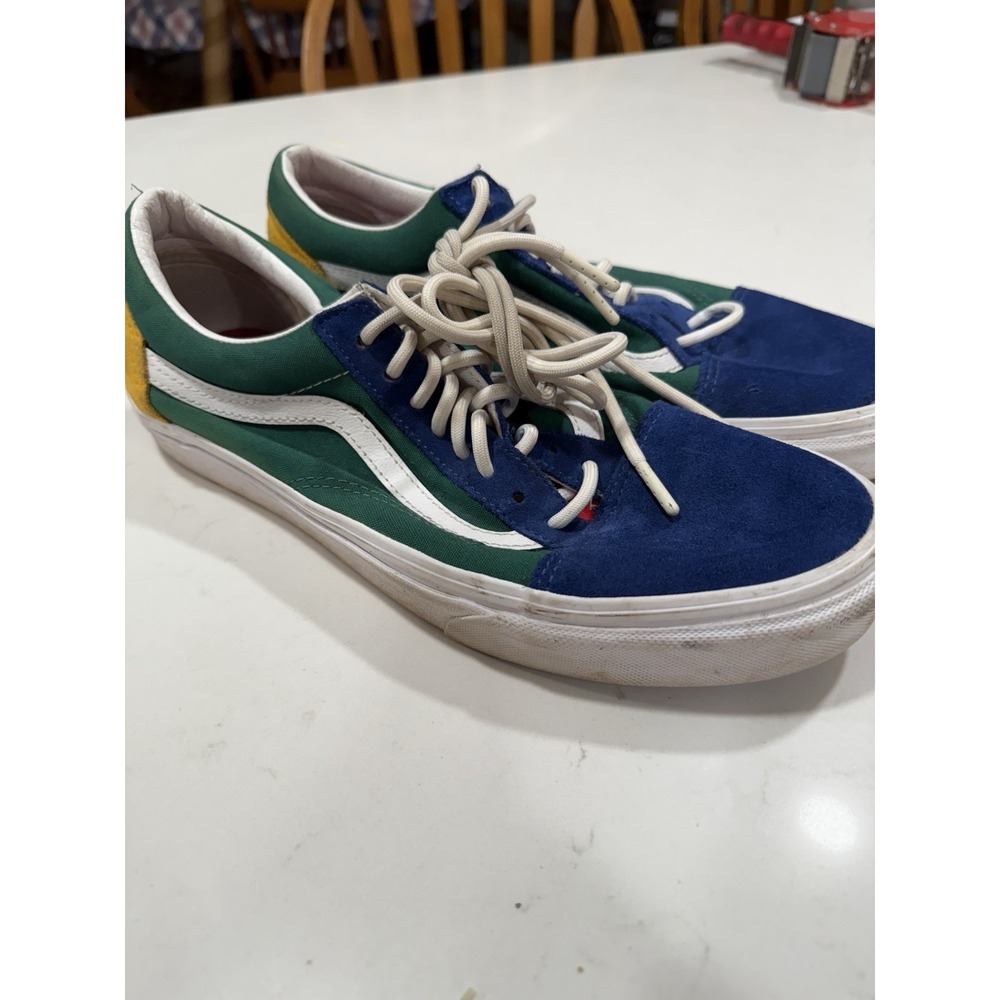 Vans Shoes Yacht Club Old Skool 10.5 Men Multicolor‎ Colorful Block Suede School